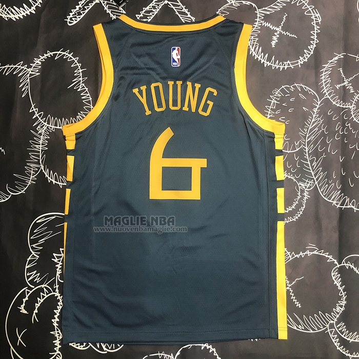 Maglia
 Nick Young NO 6 Golden State Warriors Citta
 2018-19 Blu
